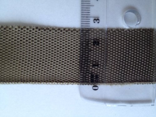 Basaltfiberband 25 mm 5,97 g/m 0,17 mm, båda kanterna av basaltfiber 